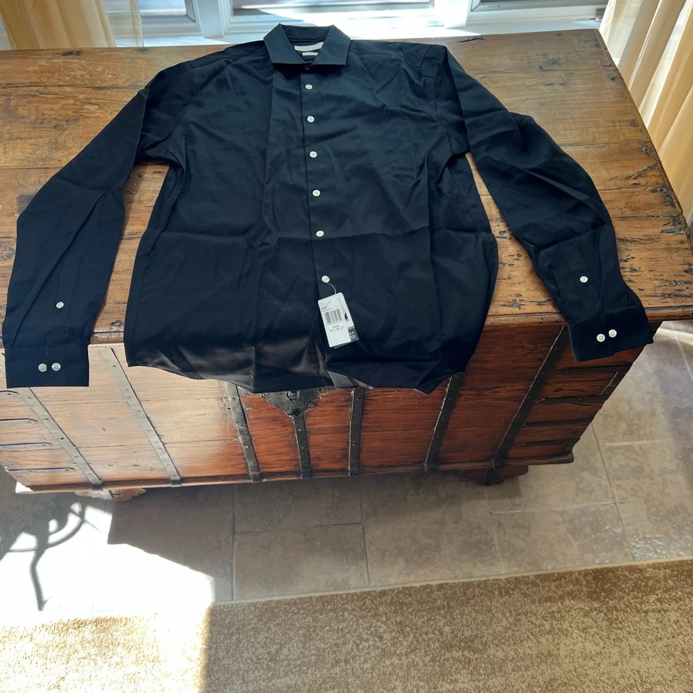 Michael Kors NWT Black Button-Down Shirt